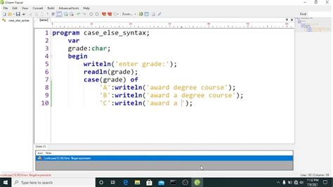 Free Pascal Tutorial Else Statement 的图像结果