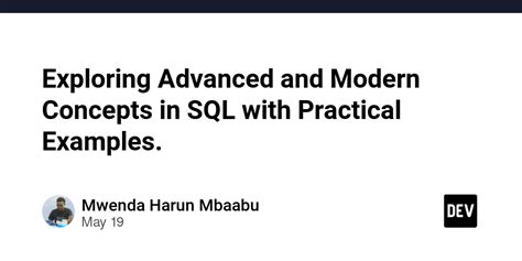 Image result for Advanced SQL Examples