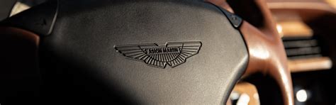 Download wallpaper Aston Martin, logo, steering wheel, DB7, Aston ...