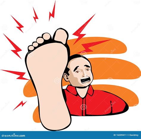 Cartoon Toe Pain
