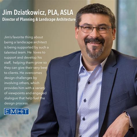 EMH&T on LinkedIn: Meet EMH&T’s Jim Dziatkowicz, PLA, ASLA. Jim leads ...
