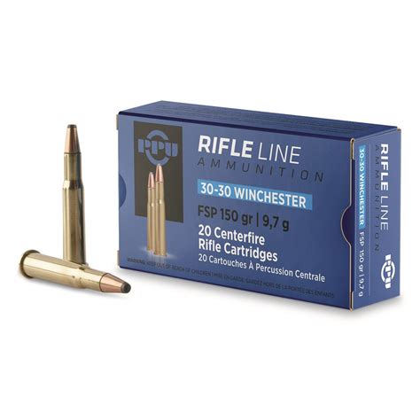 PPU, .30-30 Winchester, FSP, 150 Grain, 20 Rounds | Sportsman's Guide