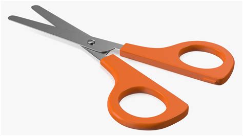 3D Orange Color Scissors | 3D Molier International