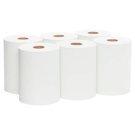 Scott® Slimroll™ Paper Hand Towels (12388), White Paper Towel Roll, 6 ...