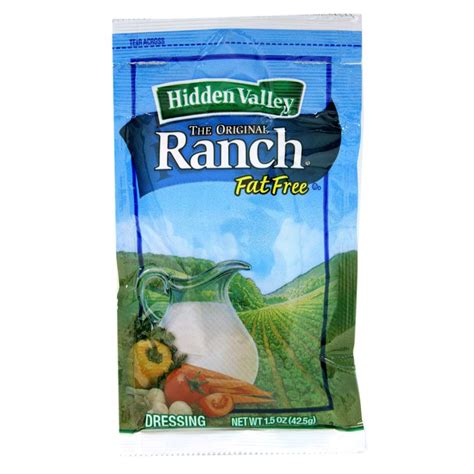 Wholesale Hidden Valley Fat Free Ranch Dressing Packets, 1.5 oz