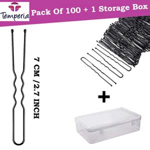 Buy Temperia U Hair Pins for Women & Girls | Juda Pins (Pack Of 100 ...