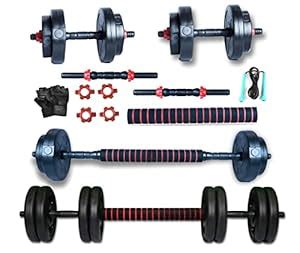 Buy GYM INSANE 3 in 1 gym combo Adjustable dumbbells set,14” Dumbbell ...
