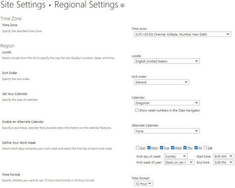 Regional Settings 的图像结果