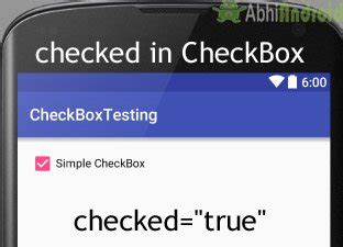 Image result for Android Checkbox Example