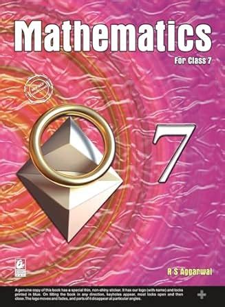Mathematics for Class 7 - CBSE - R.S. Aggarwal - Examination - 2025-26 ...