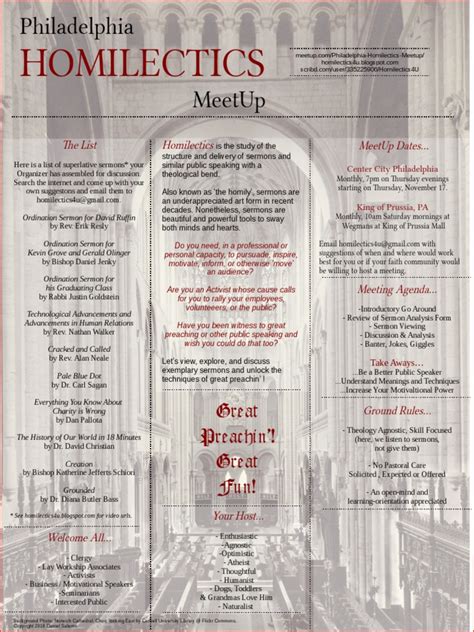 Image result for Homiletics Flyer