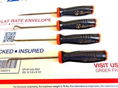 Snap-on 4pc Red Mini Pick Set SGASA204 for sale online | eBay