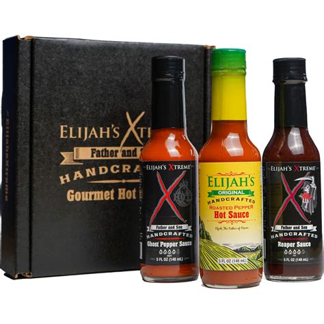Buy Elijah's Xtreme Gourmet Hot Sauce Variety Pack, Hot Sauce Set Includes Carolina Reaper Hot ...