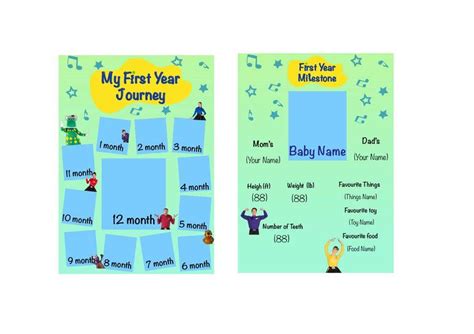 Entry #9 by Nahari94 for Create 1st year milestone board & babies 1st ...