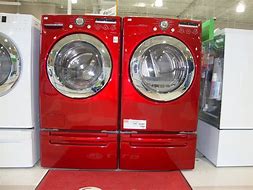 Image result for Red Electrolux Washer and Dryer