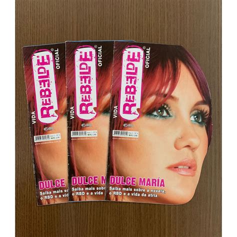 Revista Vida Rebelde Oficial RBD nº 4 - Dulce Maria - Roberta Pardo | Shopee Brasil