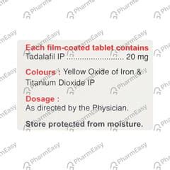 Tadafil 20 Tablet: Uses, Side-effects, Price, Dosage & More Info ...