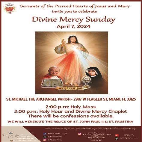 ADOM :: Event - Divine Mercy Sunday