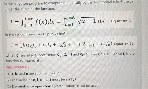 Image result for Trapezoidal Rule Program in Python