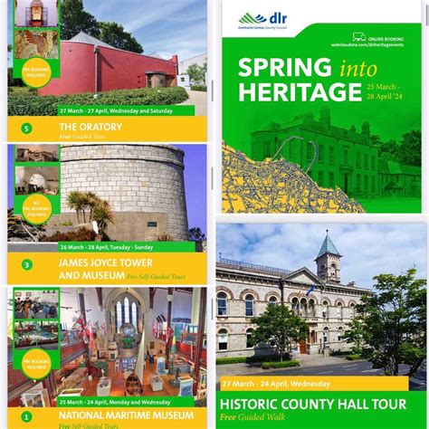 WEDNESDAYS Guided Tours dlr Spring into Heritage 2024, Dún Laoghaire ...