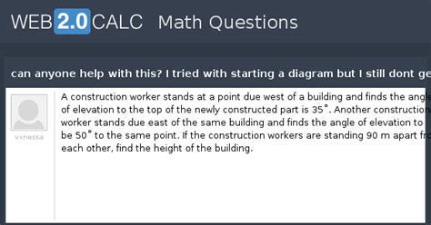 View question - can anyone help with this? I tried with starting a ...