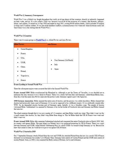 Image result for WWII Explained