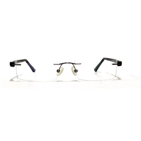 Buy Black Rimless Blue Light Blockers Computer Glasses with Anti Glare ...