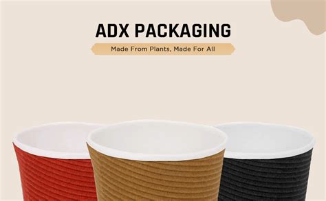 Adx Packaging Ripple Paper Cups 90 ML Brown for Coffee, Tea and ...