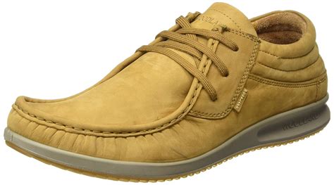 Buy Woodland Mens Camel Leather Casual Shoe-10 UK (44 EU) (GC 1762115 ...