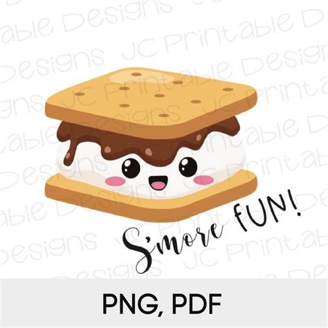 Smore Fun Clipart PNG, Smores Clipart, Camping Graphics, Instant ...