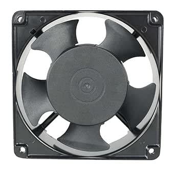 110V-240V 120x120x38mm AC Axial flow Fan 4 inch Aluminum Frame Plastic ...