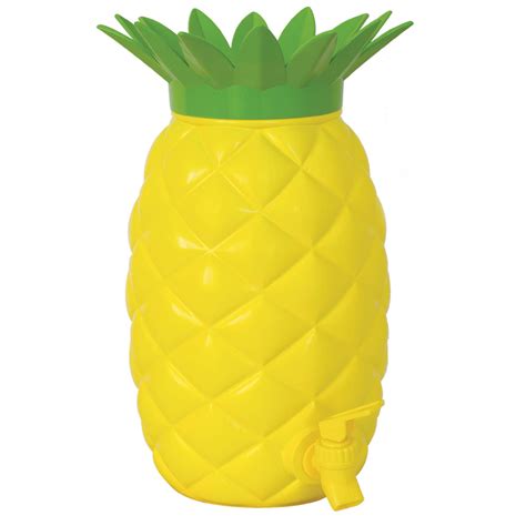 Buy Island Genius Plastic Pineapple Drink Dispenser, Hawaiian Luau ...