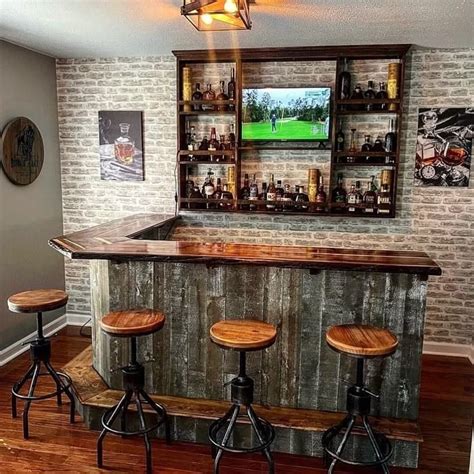 Image result for Building a Rustic Bar