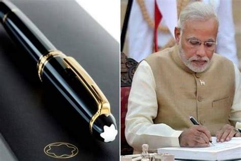 PM मोदी के पेन की कीमत जानेंगे तो रह जाएंगे हैरान - pm modi is used ...