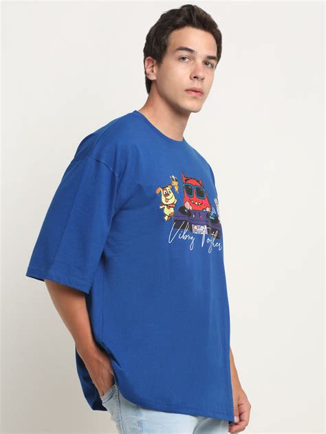 Vibing Together - Blue Oversized T-Shirt – Theorem