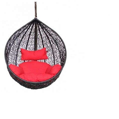 Unique360™ Anum Hanging Balcony Swing With Stand (ring+Rod) Heavy Cane ...