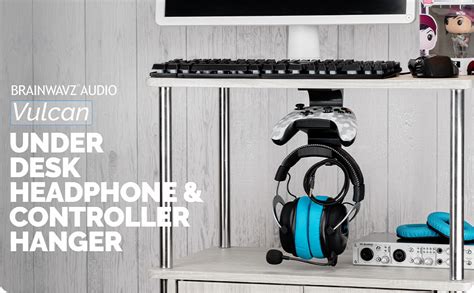 Brainwavz The VULCAN - Under Desk Gamepad Controller & Headphone Hanger ...