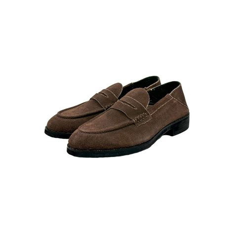 Step Back Suede Penny Loafer - Amico