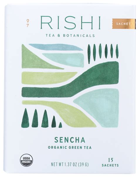 (6 Pack)Rishi Organic Green Tea - Sencha, 15 Bags - Walmart.com