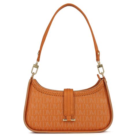 Monogram Franzy Leather Baguette - Flame – Da Milano