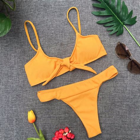 Two way yellow bikini, Women's Fashion, Swimwear, Bikinis & Swimsuits ...