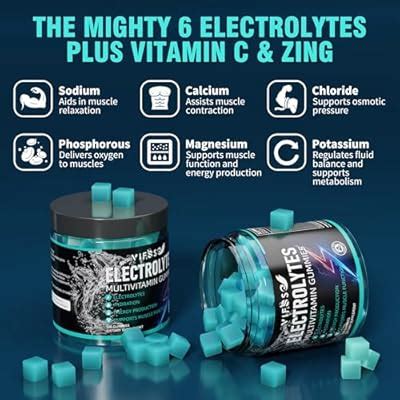VIFSSG Electrolytes Gummies No Sugar, 120 Chewable India | Ubuy