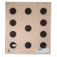 Target Barn A-17 Conventional Paper Targets 11 Per Sheet 100 Sheets Per ...
