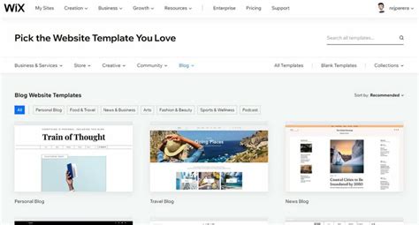 Image result for Create a Blog Using Wix