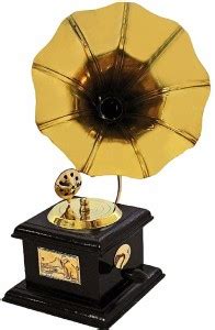 Fleurs De Rocaille Wooden Gramophone Price in India - Buy Fleurs De ...