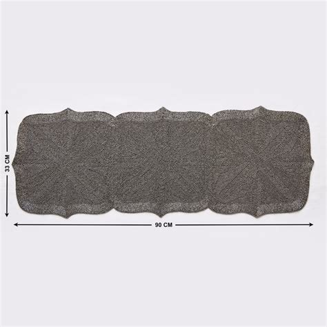 Buy Halcyon Smoke Beaded Table Runner from Home Centre at just INR 1899.0