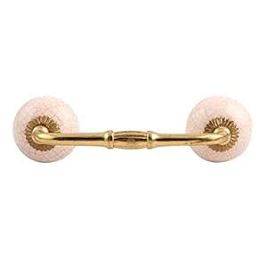 Indian-Shelf 1 Pack Ceramic Cabinet Handles Drawer Pulls Cream Interior ...
