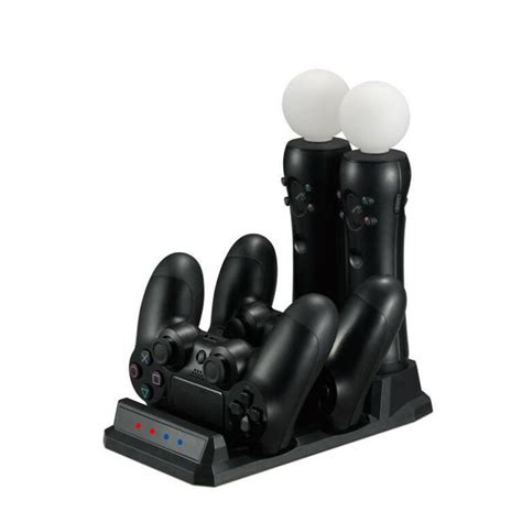 FZFLZDH Game Controller Charging Dock Gamepad Holder Stand Charger with Indicator for PS4 ...