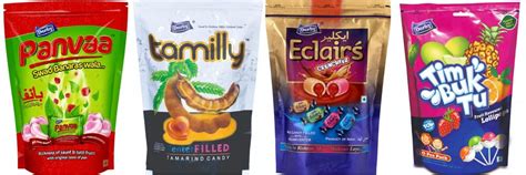 Derby Panvaa, Assorted Cream Centre Eclairs, Tamily Tamarind Candy and ...