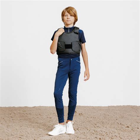 Kids' Horse Riding Body Protector 100 - Black